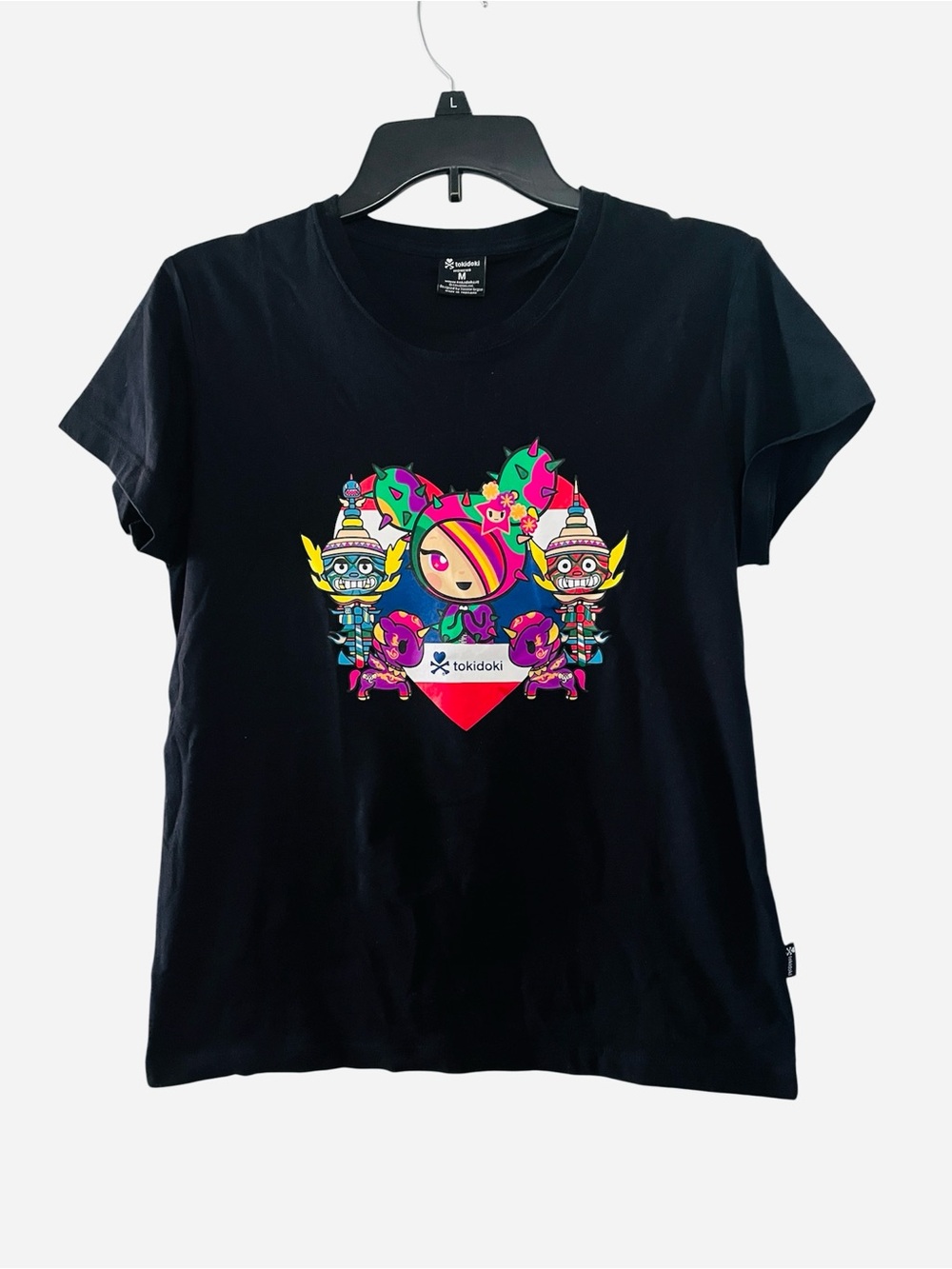 Tokidoki Bangkok Thailand Exclusive Black Graphic Heart Tee (Limited Edition)